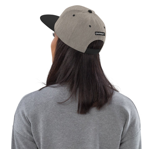 FRLP Snapback Hat 2 Tone (Heather Gray/Black)