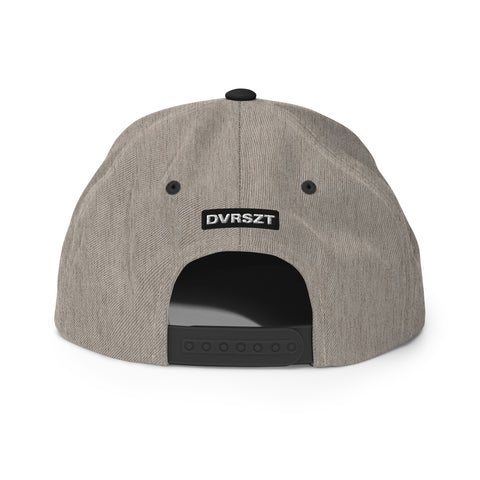 FRLP Snapback Hat 2 Tone (Heather Gray/Black)