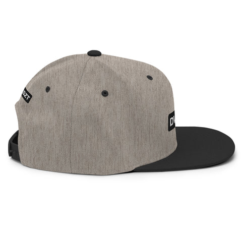 FRLP Snapback Hat 2 Tone (Heather Gray/Black)